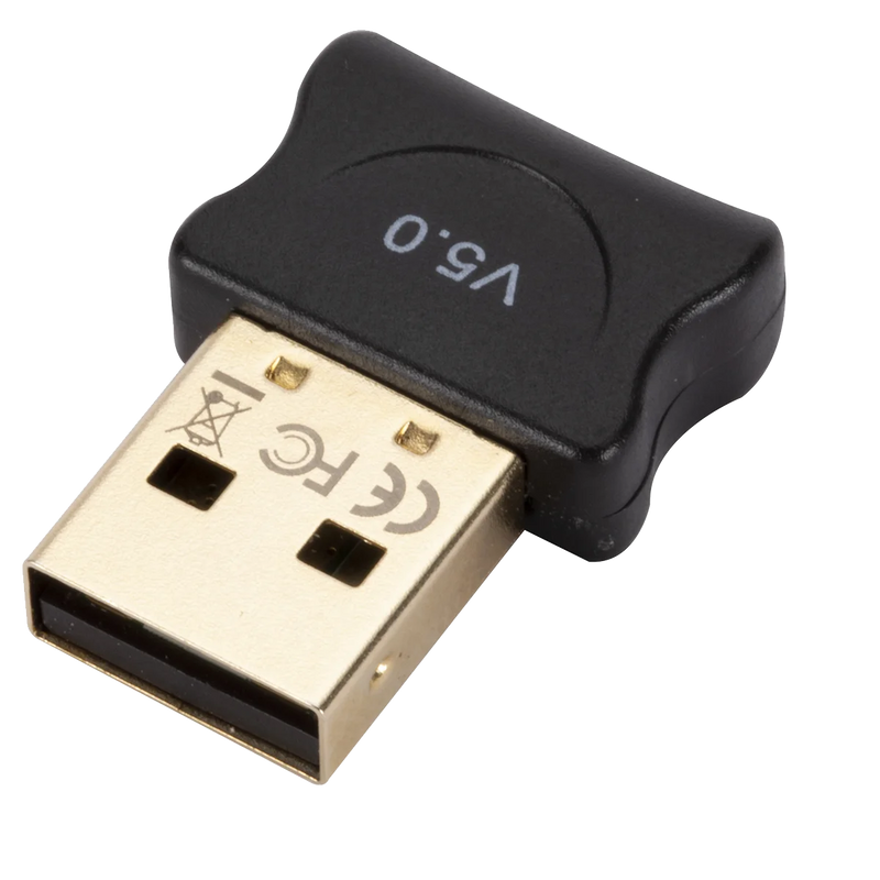 Adaptador Bluetooth 5.0 Sem Fio USB - Receptor e Transmissor de Áudio para Computador e Laptop**